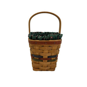 1992 Longaberger Shades of Autumn Bittersweet Basket w/Liner & Protector